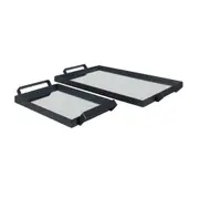 BANDEJA 50 CM X 28 CM ANNY - KONKRET/PRATA - Foto 5