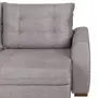 SOFÁ RETRÁTIL E RECLINÁVEL 3 LUGARES DOHA STITCH - POLI CINZA - Foto 7