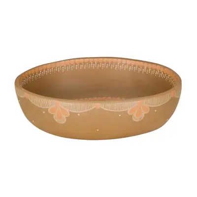TRAVESSA 21 CM X 14 CM MÃOS DE BARRO GUIPIR