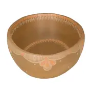 TRAVESSA 21 CM X 14 CM MÃOS DE BARRO GUIPIR - ARGILA CRUA/BEGE - Foto 3