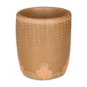 COPO 250 ML MÃOS DE BARRO POÁS - ARGILA CRUA/BEGE - Foto 1