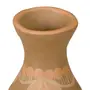 ADORNO VASO 14 CM MÃOS DE BARRO POÁS - ARGILA CRUA/BEGE - Foto 5