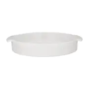 TRAVESSA REFRÁTARIA REDONDA 25 CM HOTF - BRANCO - Foto 1