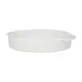 TRAVESSA REFRÁTARIA REDONDA 25 CM HOTF - BRANCO - Foto 2