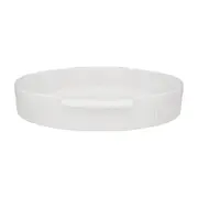 TRAVESSA REFRÁTARIA REDONDA 25 CM HOTF - BRANCO - Foto 3