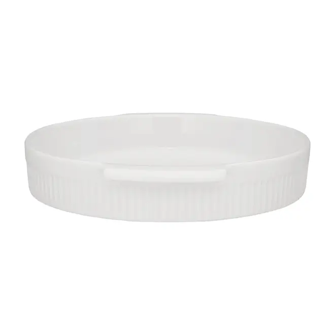TRAVESSA REFRÁTARIA REDONDA 25 CM HOTF - BRANCO - Foto 3