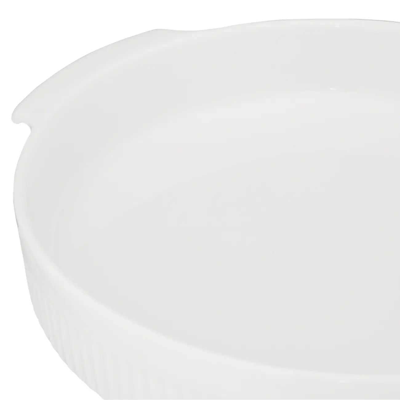 TRAVESSA REFRÁTARIA REDONDA 25 CM HOTF - BRANCO - Foto 4