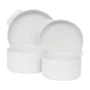 TRAVESSA REFRÁTARIA REDONDA 25 CM HOTF - BRANCO - Foto 6