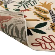 TAPETE 1 M X 1,50 M BICHARADA - OFF WHITE/ MULTICOR - Foto 3