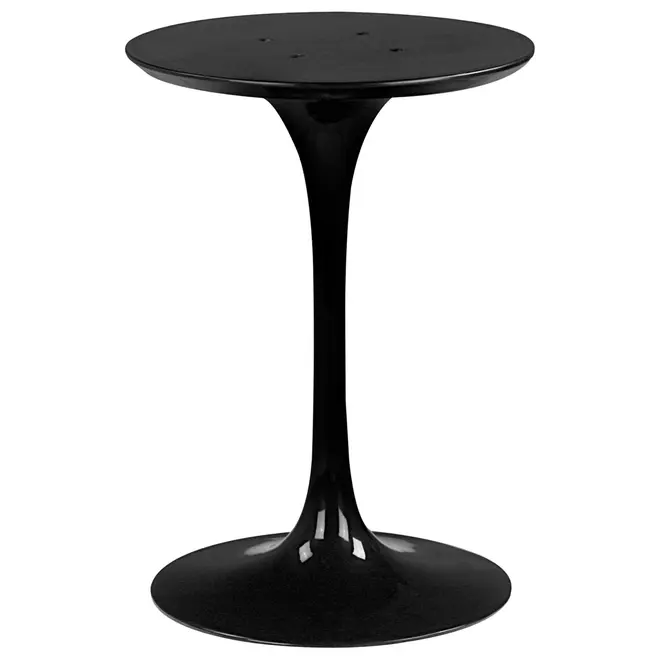 BASE DE MESA CENTRAL REDONDO AU 1,20 M TULIPE - PRETO BRILHANTE - Foto 1