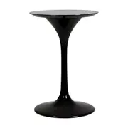 BASE DE MESA DE JANTAR CENTRAL REDONDA AU 90 CM TULIPE - PRETO BRILHANTE - Foto 1