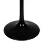 BASE DE MESA DE JANTAR CENTRAL REDONDA AU 90 CM TULIPE - PRETO BRILHANTE - Foto 2