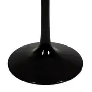 BASE DE MESA DE JANTAR CENTRAL REDONDA AU 90 CM TULIPE - PRETO BRILHANTE - Foto 2