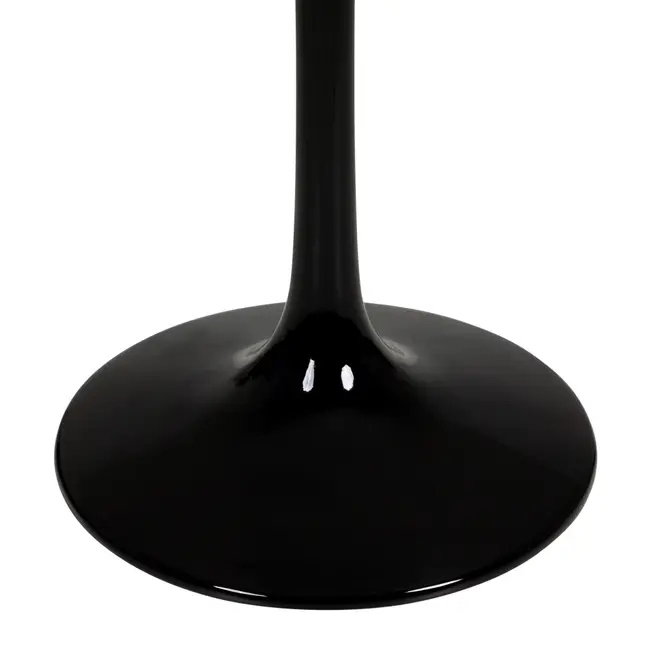 BASE DE MESA DE JANTAR CENTRAL REDONDA AU 90 CM TULIPE - PRETO BRILHANTE - Foto 2