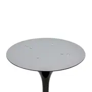 BASE DE MESA DE JANTAR CENTRAL REDONDA AU 90 CM TULIPE - PRETO BRILHANTE - Foto 3