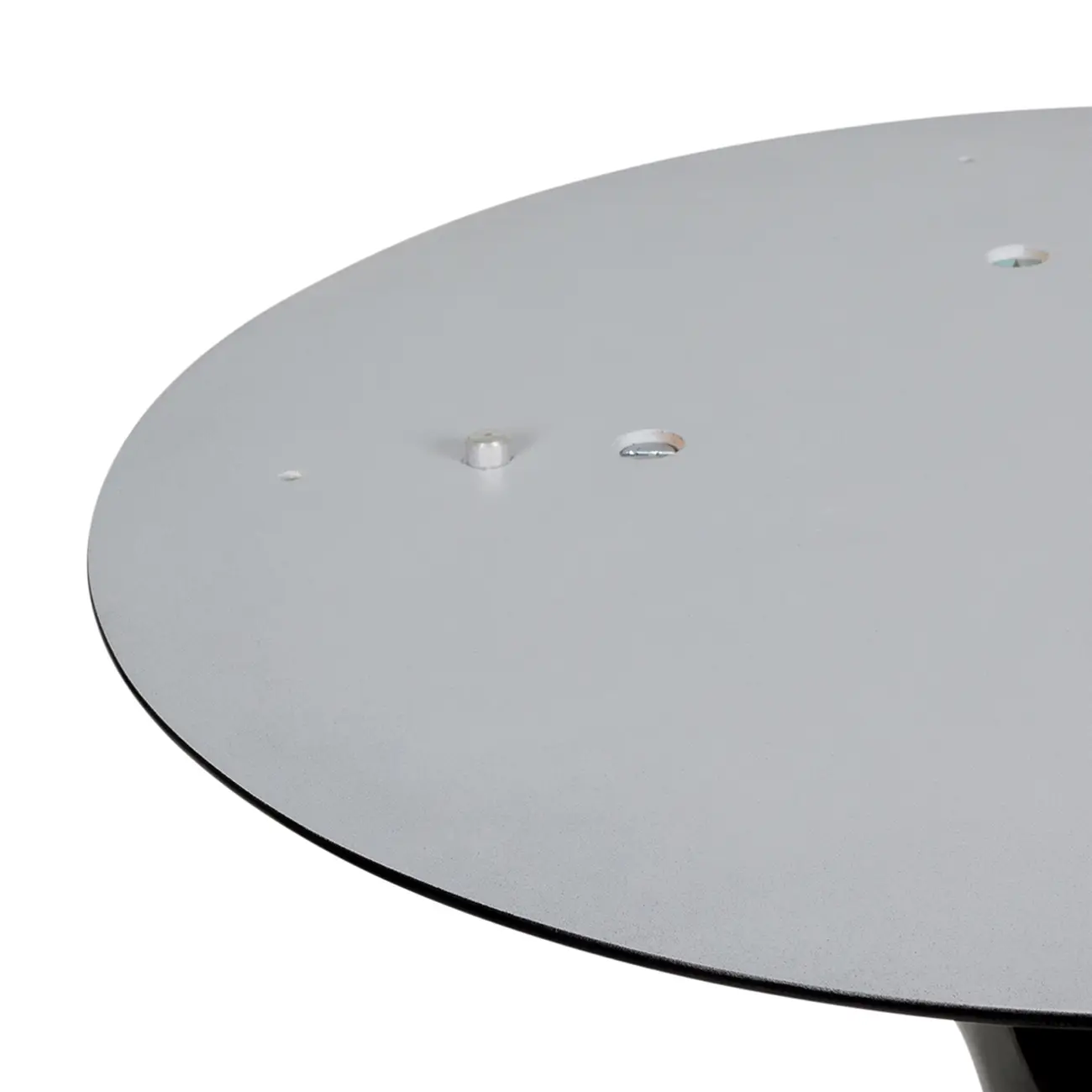 BASE DE MESA DE JANTAR CENTRAL REDONDA AU 90 CM TULIPE - PRETO BRILHANTE - Foto 4