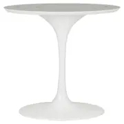 BASE DE MESA DE JANTAR CENTRAL OVAL AU 1,60 M TULIPE - BRANCO BRILHANTE - Foto 1
