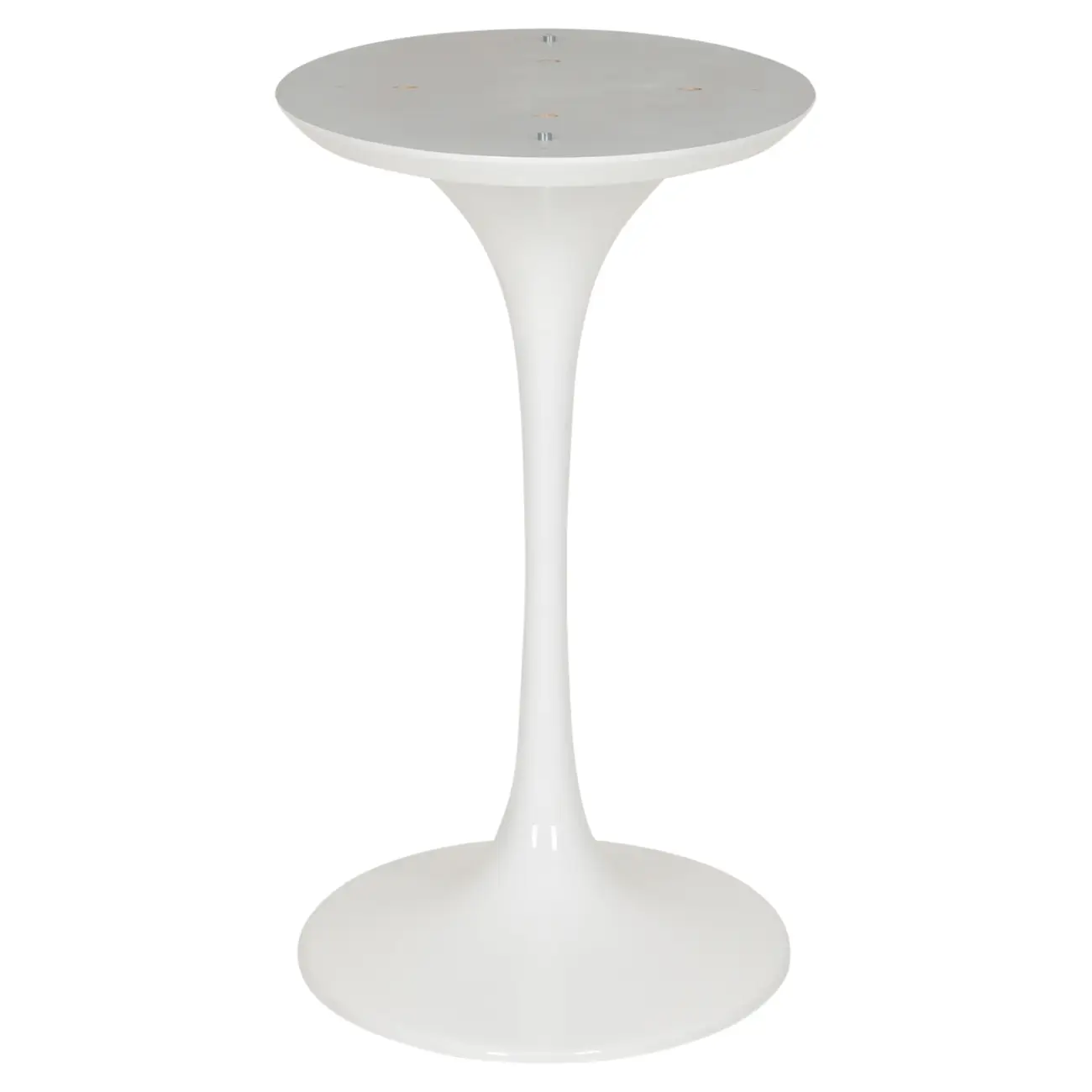 BASE DE MESA DE JANTAR CENTRAL OVAL AU 1,60 M TULIPE - BRANCO BRILHANTE - Foto 3