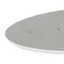 BASE DE MESA DE JANTAR CENTRAL OVAL AU 1,60 M TULIPE - BRANCO BRILHANTE - Foto 4