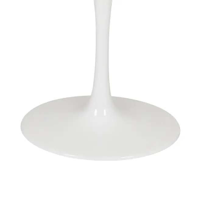 BASE DE MESA DE JANTAR CENTRAL OVAL AU 1,60 M TULIPE - BRANCO BRILHANTE - Foto 5
