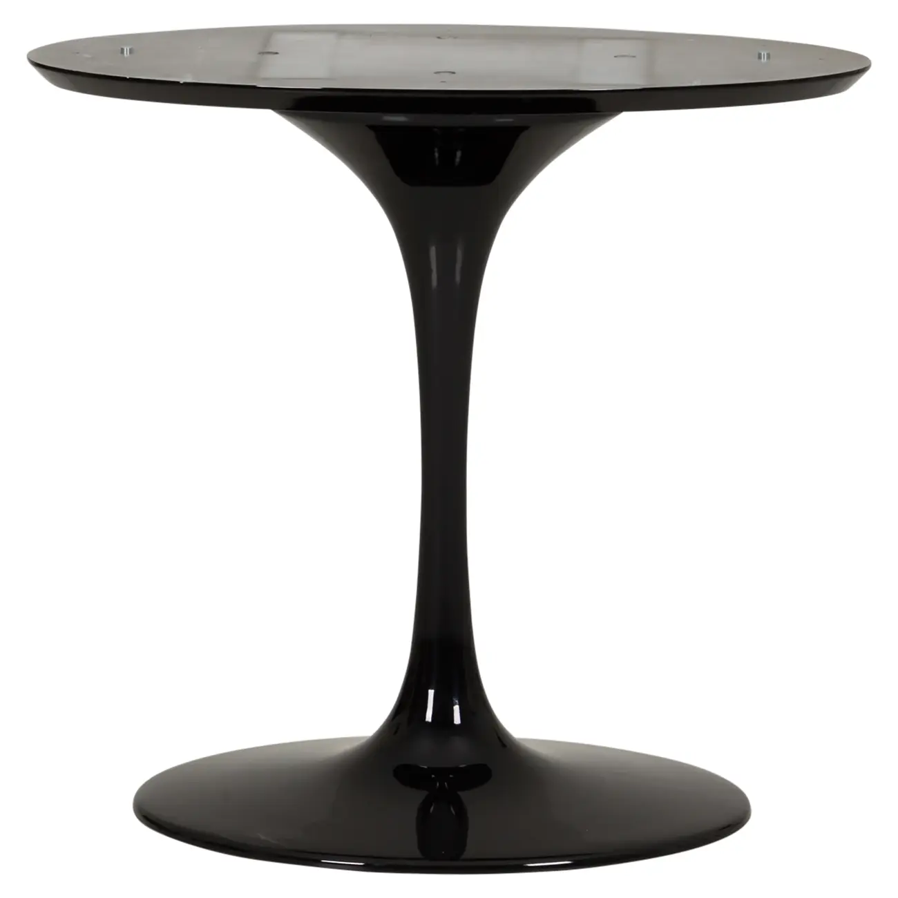 BASE DE MESA DE JANTAR CENTRAL OVAL AU 1,60 M TULIPE - PRETO BRILHANTE - Foto 1