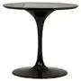 PRETO BRILHANTE - BASE DE MESA DE JANTAR CENTRAL OVAL AU 1,60 M TULIPE