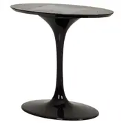 BASE DE MESA DE JANTAR CENTRAL OVAL AU 1,60 M TULIPE - PRETO BRILHANTE - Foto 2