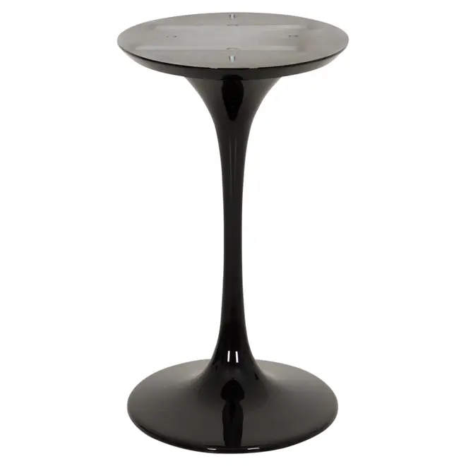 BASE DE MESA DE JANTAR CENTRAL OVAL AU 1,60 M TULIPE - PRETO BRILHANTE - Foto 3
