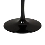 BASE DE MESA DE JANTAR CENTRAL OVAL AU 1,60 M TULIPE - PRETO BRILHANTE - Foto 5