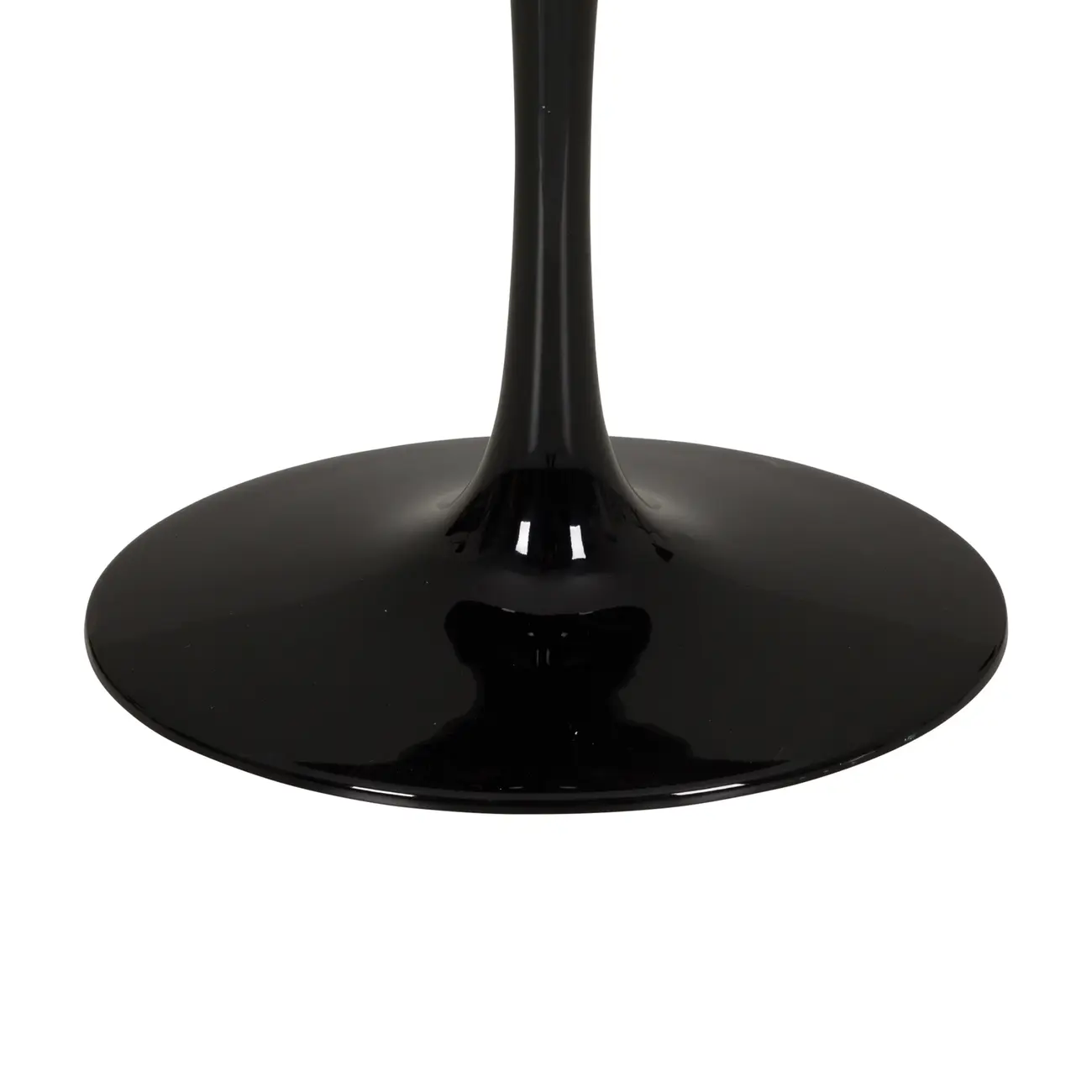 BASE DE MESA DE JANTAR CENTRAL OVAL AU 1,60 M TULIPE - PRETO BRILHANTE - Foto 5