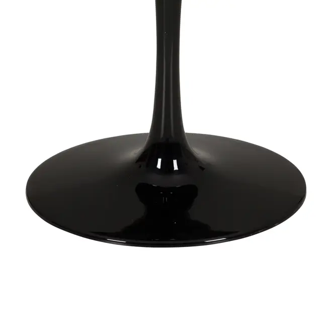 BASE DE MESA DE JANTAR CENTRAL OVAL AU 1,60 M TULIPE - PRETO BRILHANTE - Foto 5