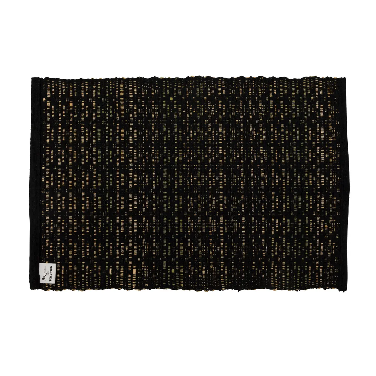 LUGAR AMERICANO 48 CM X 33 CM MUQUÉM - PRETO/FIBRA CLARA - Foto 3