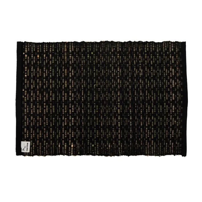 LUGAR AMERICANO 48 CM X 33 CM MUQUÉM - PRETO/FIBRA CLARA - Foto 3