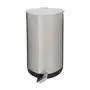LIXEIRA COM PEDAL 50 L HARDIN - INOX - Foto 1