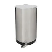 LIXEIRA COM PEDAL 50 L HARDIN - INOX - Foto 1