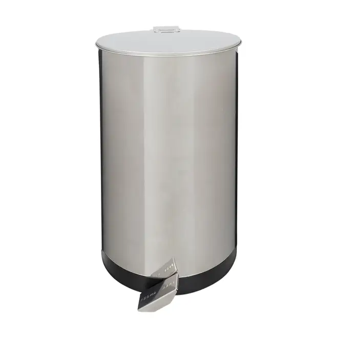 LIXEIRA COM PEDAL 50 L HARDIN - INOX - Foto 1