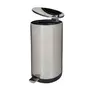LIXEIRA COM PEDAL 50 L HARDIN - INOX - Foto 2