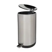 LIXEIRA COM PEDAL 50 L HARDIN - INOX - Foto 2