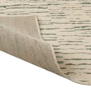TAPETE 1,50 M X 2 M SLIT - BEGE/SÁLVIA - Foto 3