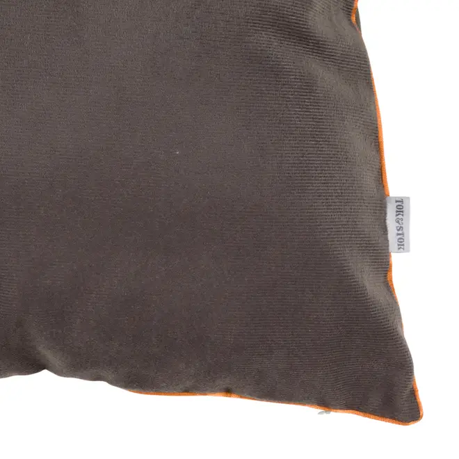 CAPA PARA ALMOFADA 45 CM X 45 CM VELÚ - KONKRET/COBRE - Foto 2