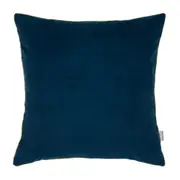 CAPA PARA ALMOFADA 45 CM X 45 CM VELÚ - GALAXY BLUE/DOURADO - Foto 1