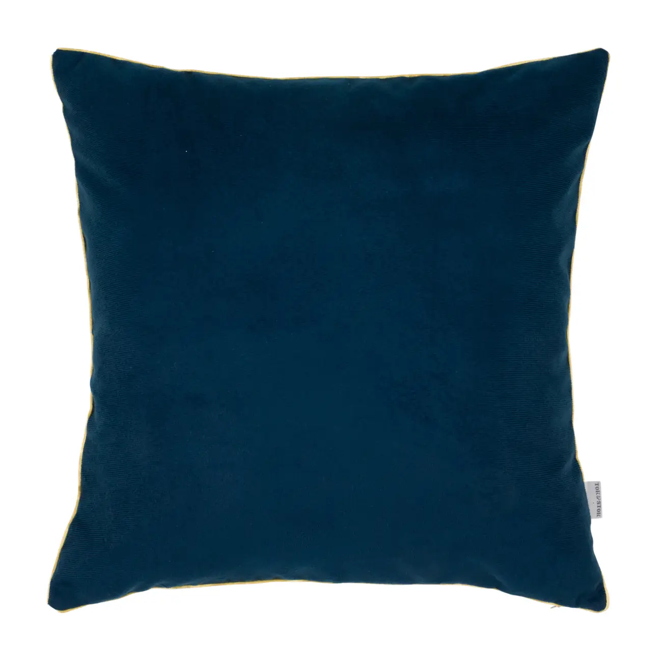 CAPA PARA ALMOFADA 45 CM X 45 CM VELÚ - GALAXY BLUE/DOURADO - Foto 1