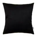 PRETO/DOURADO - CAPA PARA ALMOFADA 45 CM X 45 CM VELÚ