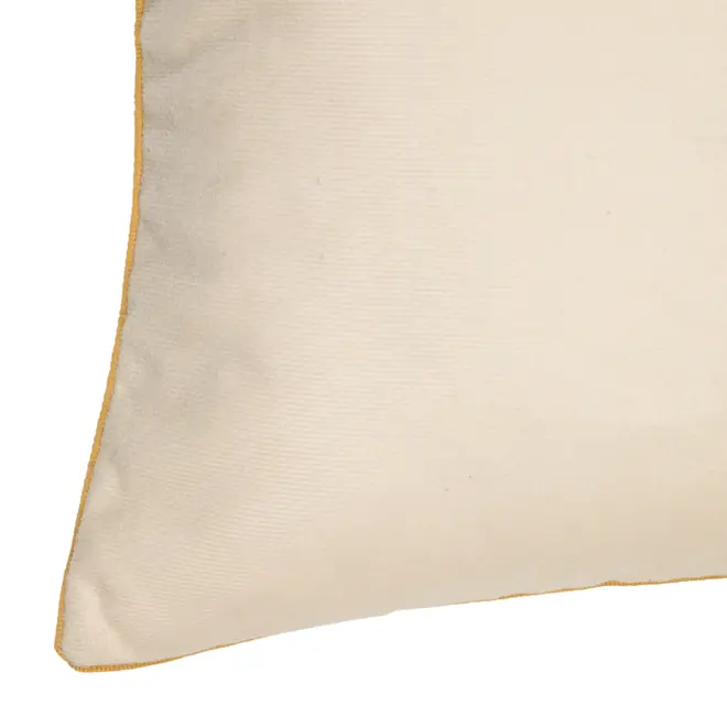 CAPA PARA ALMOFADA 45 CM X 45 CM VELÚ - AREIA/CAMELO - Foto 2