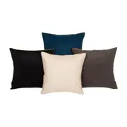 CAPA PARA ALMOFADA 45 CM X 45 CM VELÚ - AREIA/CAMELO - Foto 4