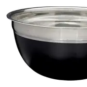 TIGELA REDONDA 24 CM LUNDY - PRETO/INOX - Foto 2