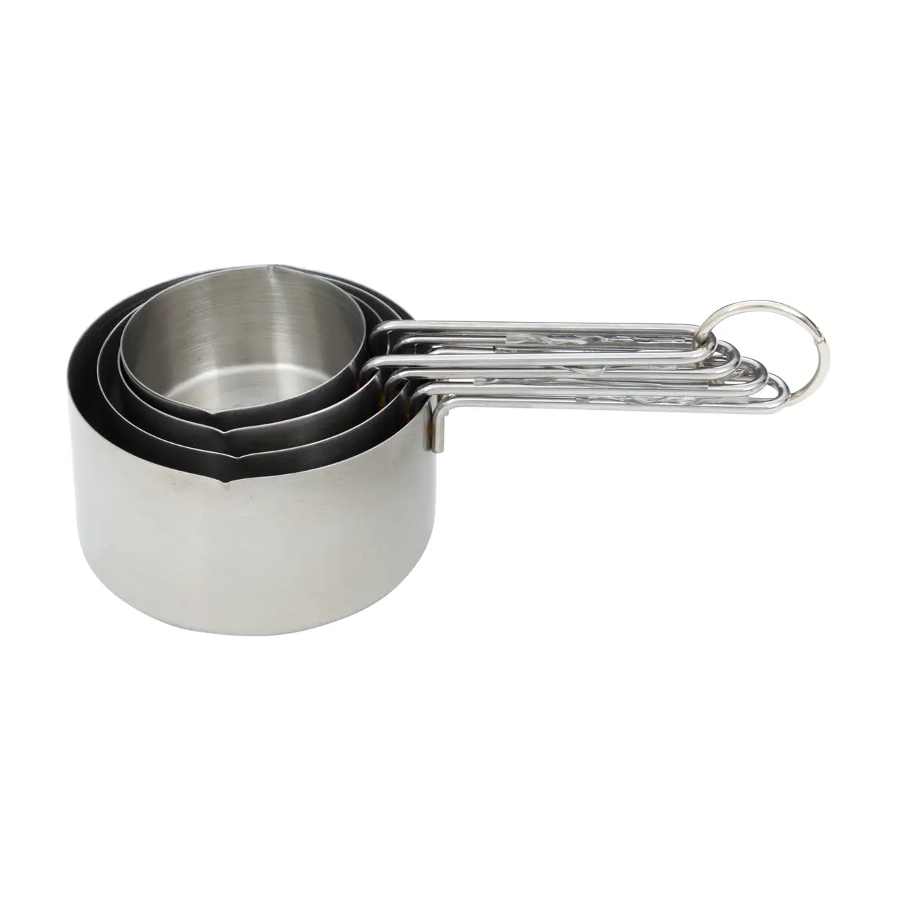JOGO XÍCARAS MEDIDORAS 4 PEÇAS ELLIP - INOX - Foto 4