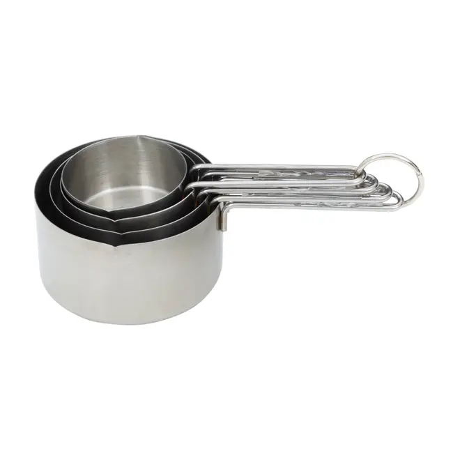 JOGO XÍCARAS MEDIDORAS 4 PEÇAS ELLIP - INOX - Foto 4