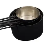 KIT DE MEDIDORES 4 PEÇAS LUNDY - INOX/PRETO - Foto 5