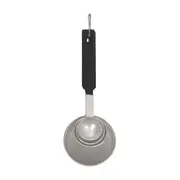JOGO DE COLHERES MEDIDORAS 4 PEÇAS LUNDY - INOX/PRETO - Foto 2